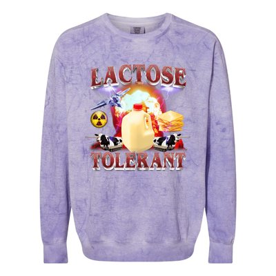 Lactose Tolerant Colorblast Crewneck Sweatshirt