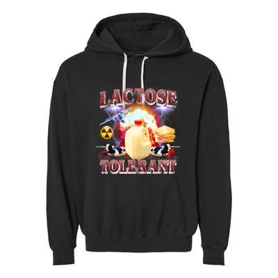 Lactose Tolerant Garment-Dyed Fleece Hoodie