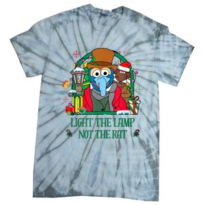 Light The Lamp Not The Rat Funny Christmas Tie-Dye T-Shirt