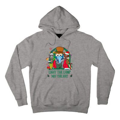 Light The Lamp Not The Rat Funny Christmas Tall Hoodie