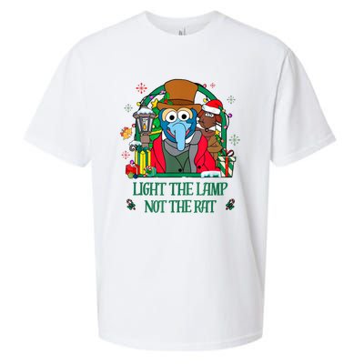 Light The Lamp Not The Rat Funny Christmas Sueded Cloud Jersey T-Shirt