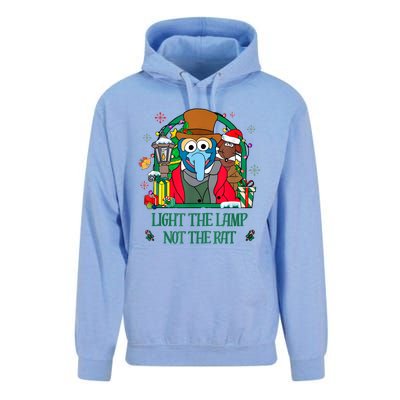 Light The Lamp Not The Rat Funny Christmas Unisex Surf Hoodie