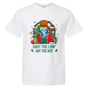 Light The Lamp Not The Rat Funny Christmas Garment-Dyed Heavyweight T-Shirt