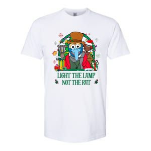 Light The Lamp Not The Rat Funny Christmas Softstyle CVC T-Shirt