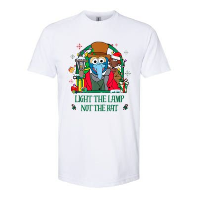 Light The Lamp Not The Rat Funny Christmas Softstyle CVC T-Shirt