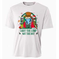 Light The Lamp Not The Rat Funny Christmas Cooling Performance Crew T-Shirt