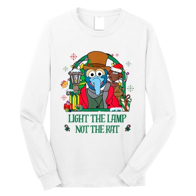 Light The Lamp Not The Rat Funny Christmas Long Sleeve Shirt