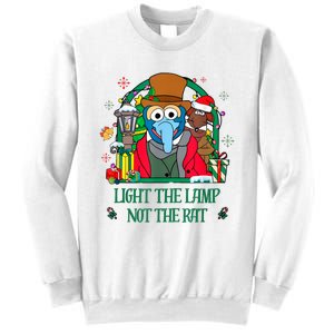 Light The Lamp Not The Rat Funny Christmas Sweatshirt