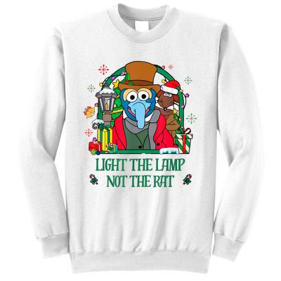 Light The Lamp Not The Rat Funny Christmas Sweatshirt