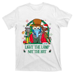 Light The Lamp Not The Rat Funny Christmas T-Shirt