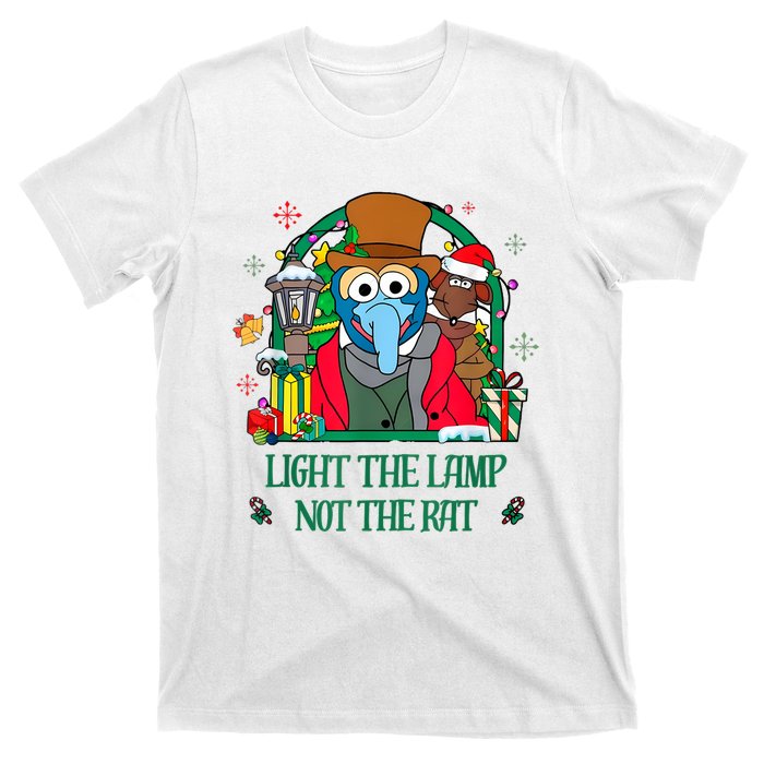 Light The Lamp Not The Rat Funny Christmas T-Shirt