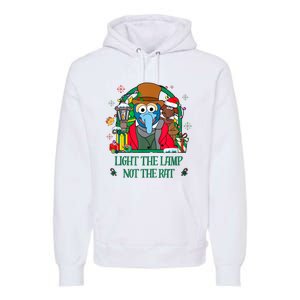 Light The Lamp Not The Rat Funny Christmas Premium Hoodie