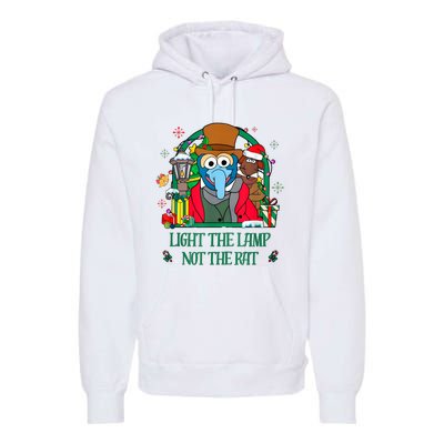 Light The Lamp Not The Rat Funny Christmas Premium Hoodie