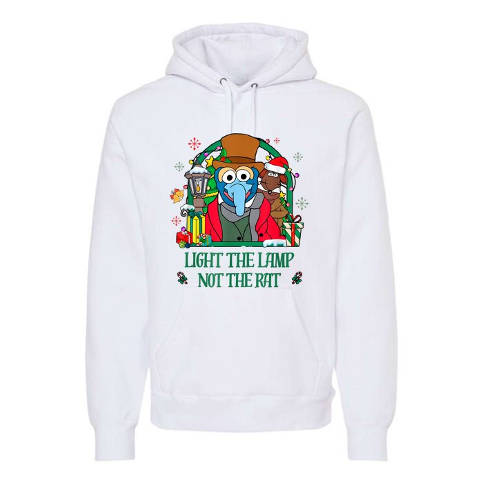 Light The Lamp Not The Rat Funny Christmas Premium Hoodie