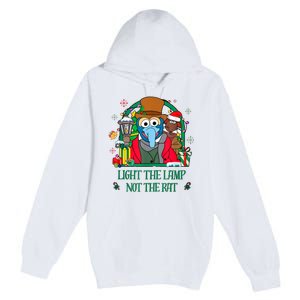 Light The Lamp Not The Rat Funny Christmas Premium Pullover Hoodie