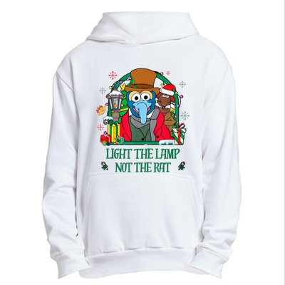 Light The Lamp Not The Rat Funny Christmas Urban Pullover Hoodie