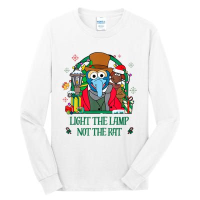 Light The Lamp Not The Rat Funny Christmas Tall Long Sleeve T-Shirt