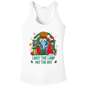 Light The Lamp Not The Rat Funny Christmas Ladies PosiCharge Competitor Racerback Tank