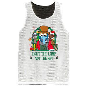 Light The Lamp Not The Rat Funny Christmas Mesh Reversible Basketball Jersey Tank