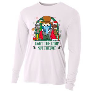 Light The Lamp Not The Rat Funny Christmas Cooling Performance Long Sleeve Crew