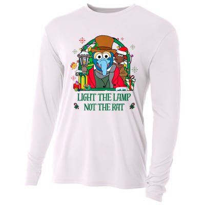 Light The Lamp Not The Rat Funny Christmas Cooling Performance Long Sleeve Crew