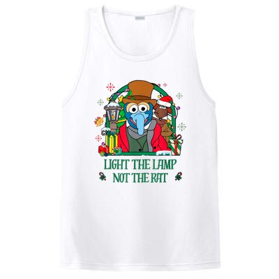 Light The Lamp Not The Rat Funny Christmas PosiCharge Competitor Tank