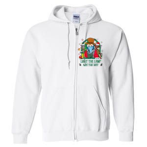 Light The Lamp Not The Rat Funny Christmas Full Zip Hoodie