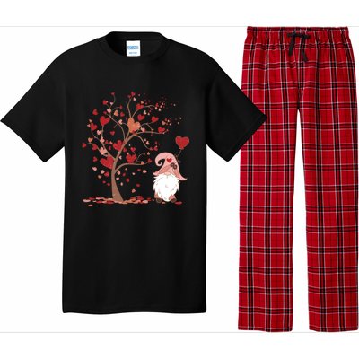 Love Tree Love Heart Gnome Dating Valentines Day Cool Gift Pajama Set