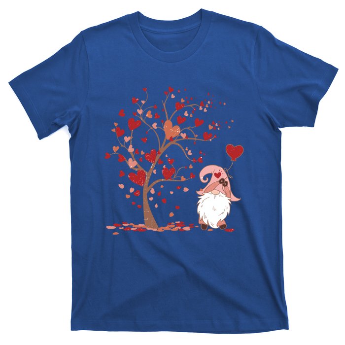 Love Tree Love Heart Gnome Dating Valentines Day Cool Gift T-Shirt