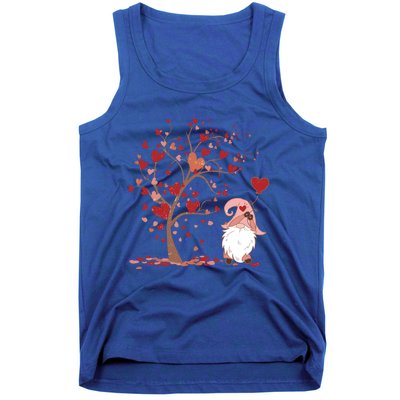 Love Tree Love Heart Gnome Dating Valentines Day Cool Gift Tank Top