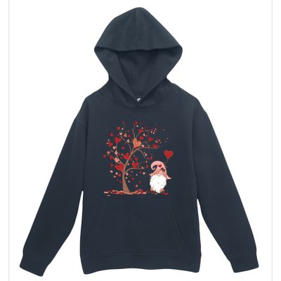 Love Tree Love Heart Gnome Dating Valentines Day Cool Gift Urban Pullover Hoodie