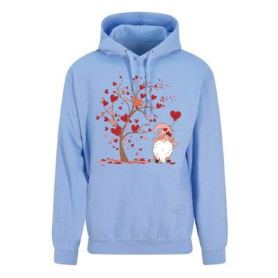 Love Tree Love Heart Gnome Dating Valentines Day Cool Gift Unisex Surf Hoodie