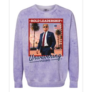 Leadership Trump Colorblast Crewneck Sweatshirt