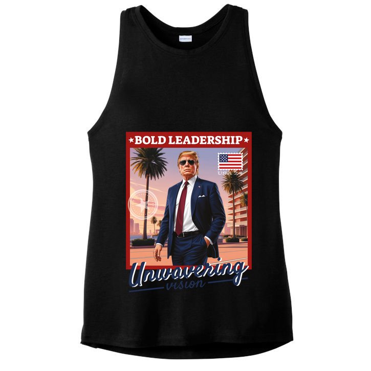 Leadership Trump Ladies PosiCharge Tri-Blend Wicking Tank