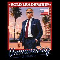 Leadership Trump Drawstring Bag