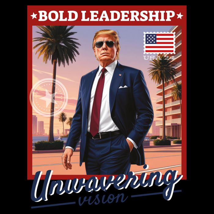 Leadership Trump Drawstring Bag