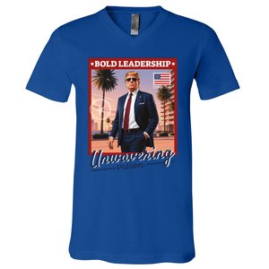 Leadership Trump V-Neck T-Shirt