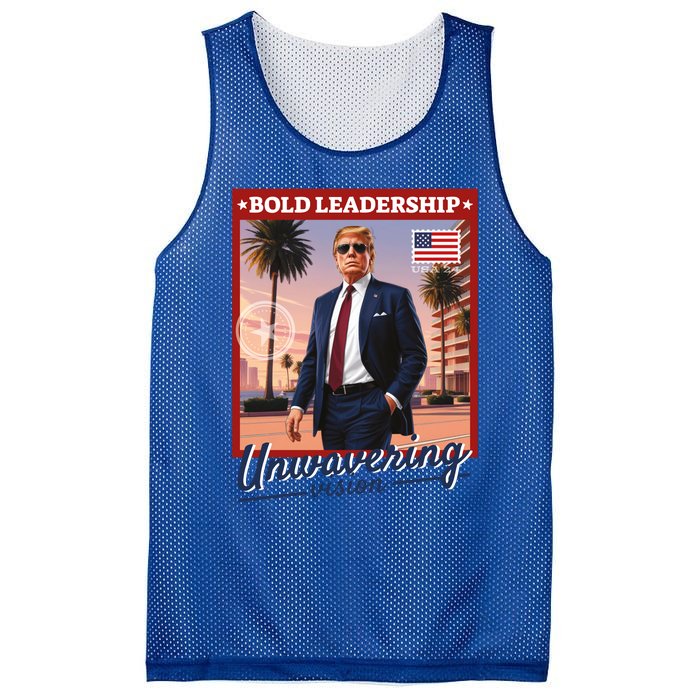 Leadership Trump Mesh Reversible Basketball Jersey Tank