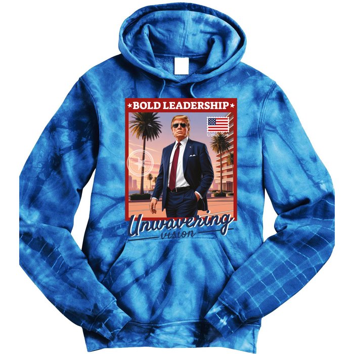 Leadership Trump Tie Dye Hoodie