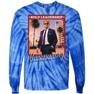 Leadership Trump Tie-Dye Long Sleeve Shirt