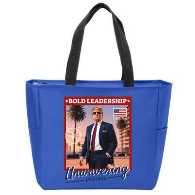 Leadership Trump Zip Tote Bag