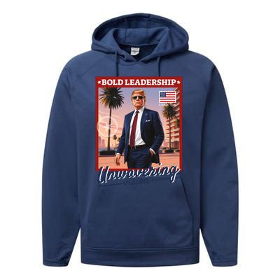 Leadership Trump Performance Fleece Hoodie