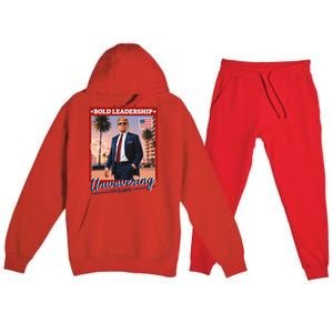 Leadership Trump Premium Hooded Sweatsuit Set