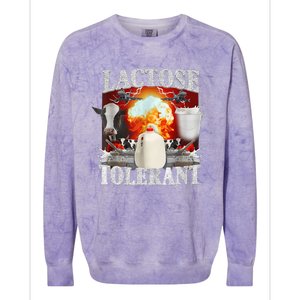 Lactose Tolerant Colorblast Crewneck Sweatshirt