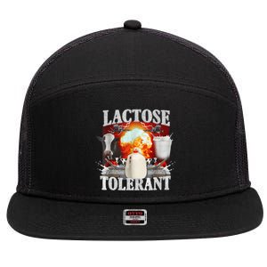 Lactose Tolerant 7 Panel Mesh Trucker Snapback Hat