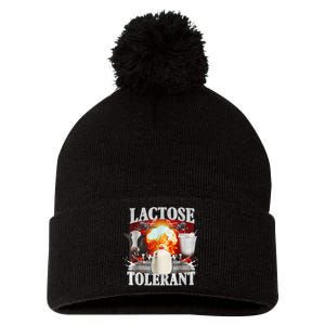 Lactose Tolerant Pom Pom 12in Knit Beanie