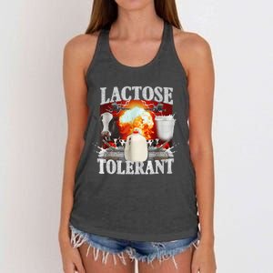 Lactose Tolerant Women's Knotted Racerback Tank