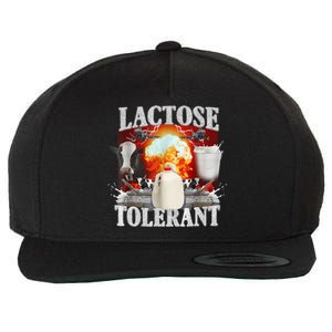 Lactose Tolerant Wool Snapback Cap