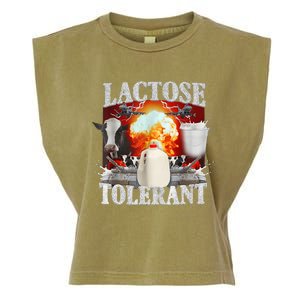 Lactose Tolerant Garment-Dyed Women's Muscle Tee