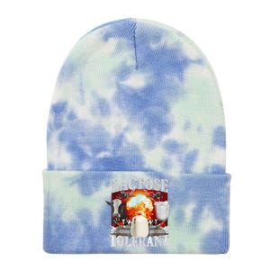 Lactose Tolerant Tie Dye 12in Knit Beanie